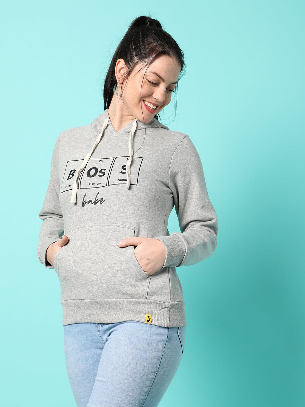 Printed Hoodie With Kangaroo Pocket