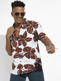 Campus Sutra Maxi Floral Print Shirt