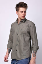 Stylox Men's Regular Fit Full Sleeve Printed Casual Shirt