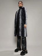 Ombre Ripple Long Coat
