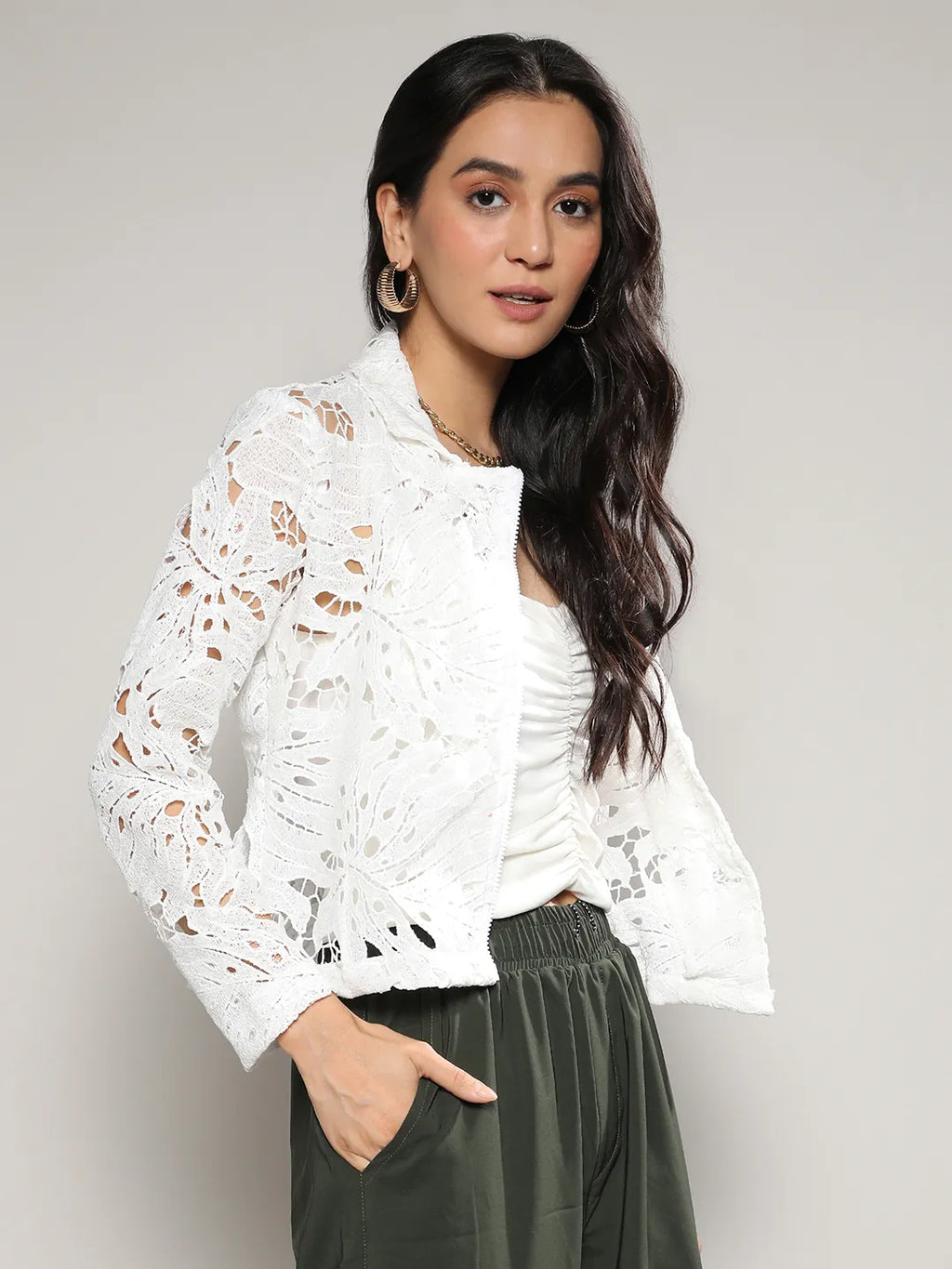 Self-Design Botanical Jacket
