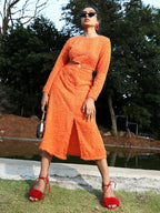 Sherpa Cut-Out Dress