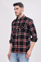 Stylox Regular Fit Full Sleeve Check Casual Shirt For Men's