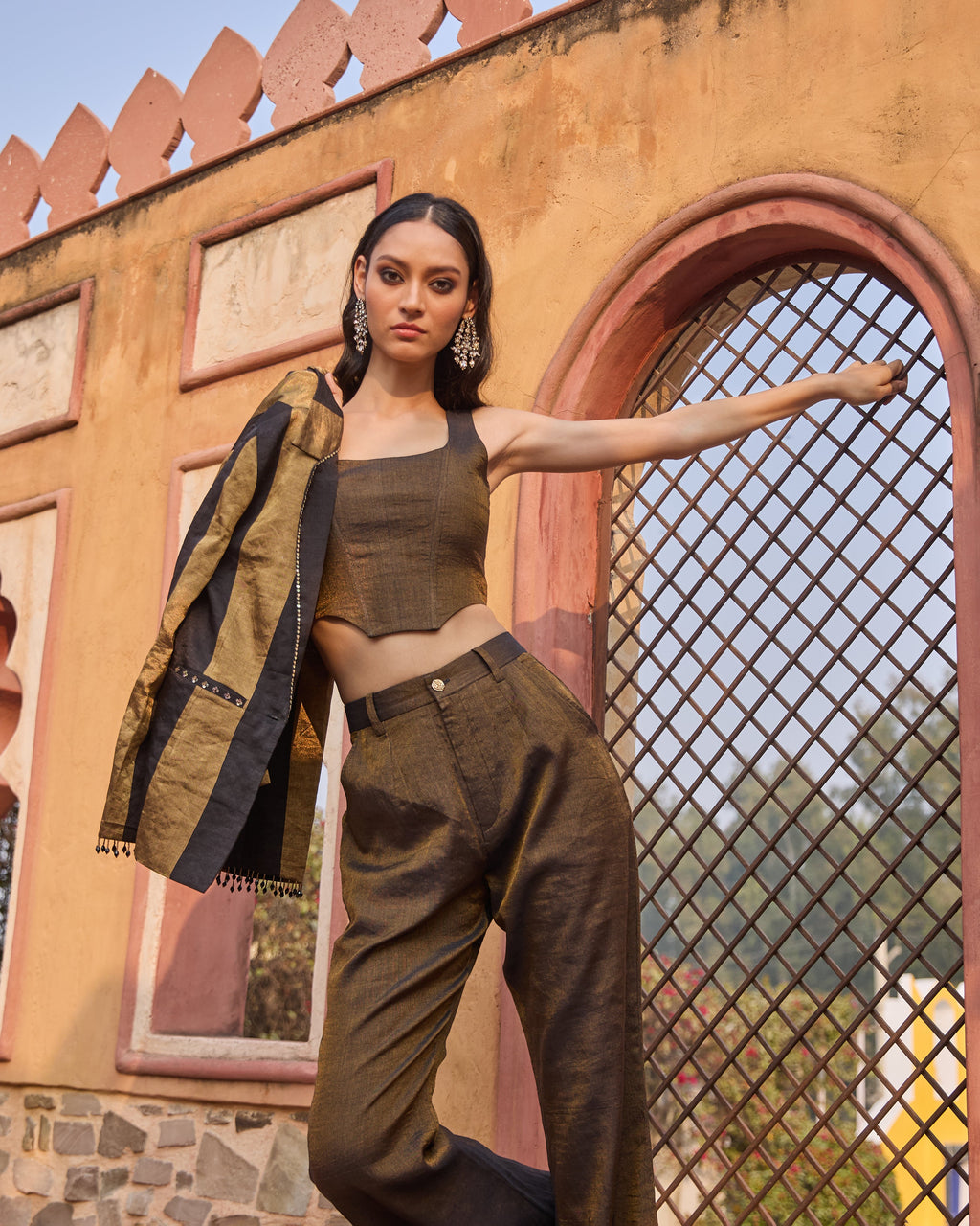 ShopKapaas Zareen Corset - With Pants