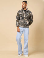 Stylox Regular Fit Full Sleeve Printed Jacket for Men