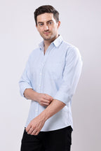 Stylox Regular Fit Full Sleeve Casual Stripes Shirt For Men's