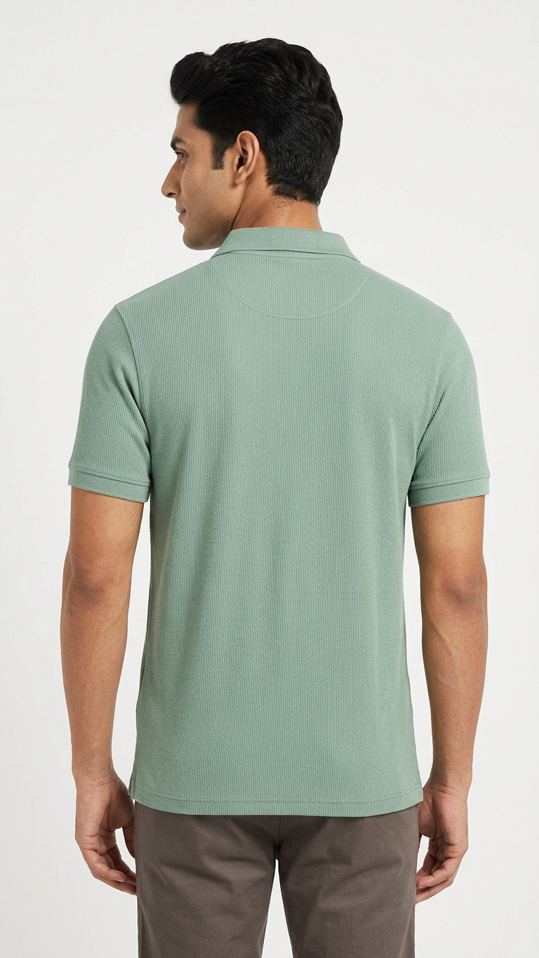 Stymo T-Shirt Casual Green Blended