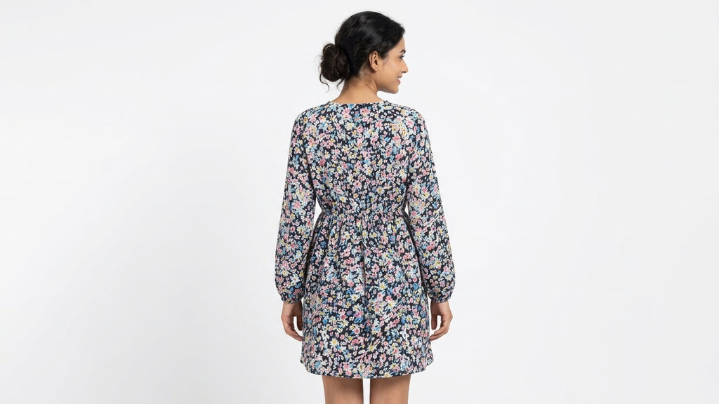 Dress Casual Black Polyester
