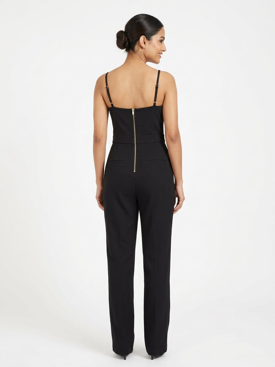 CAMLA Jumpsuit Casual Black Polyester