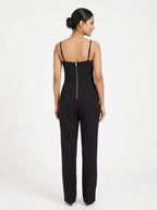 CAMLA Jumpsuit Casual Black Polyester