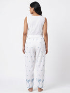 Diza Salwar Casual White Cotton