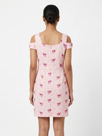 ZINK Dress Casual Pink Polyester