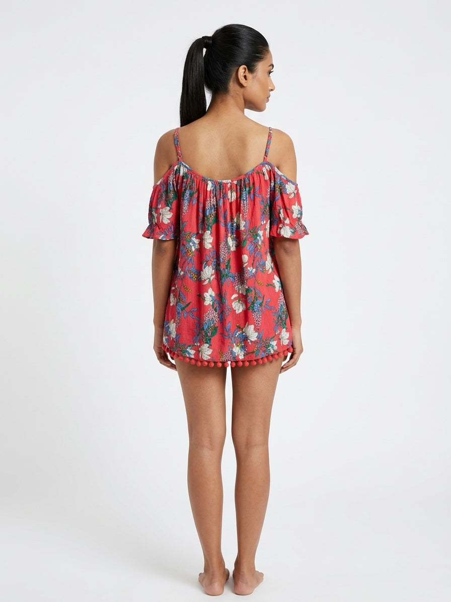 Dorothy Perkins Top Casual Pink Viscose