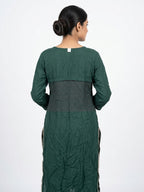 Dark Green Casual Top - Size L