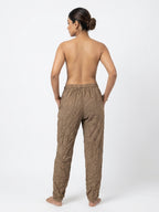 VASANSI Trousers Casual Tan Linen
