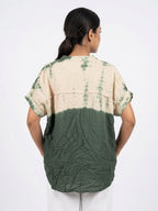 Maaesa Top Casual Olive Cotton