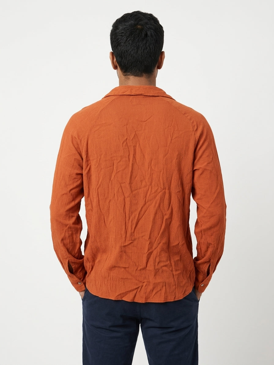 Dl Woman Shirt Casual Orange Viscose