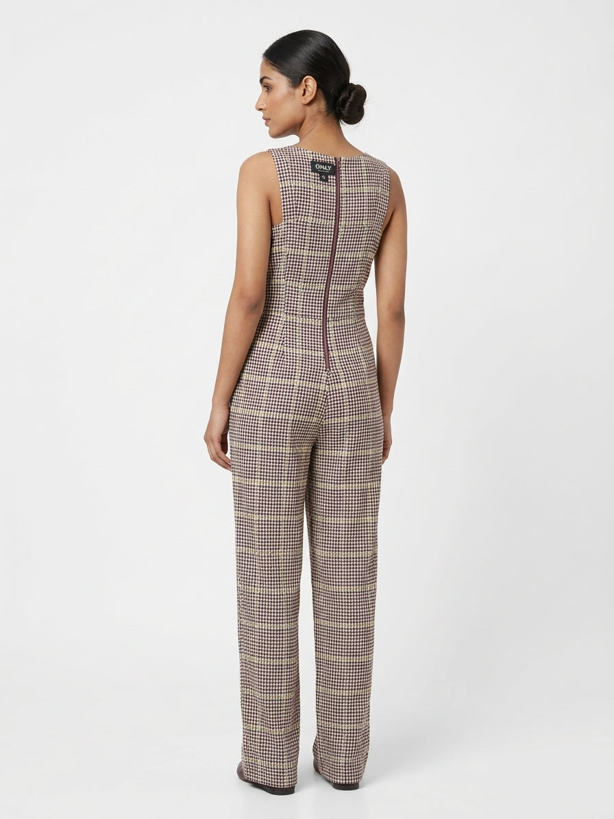 ONLY Women's Multicolor Houndstooth Apparel