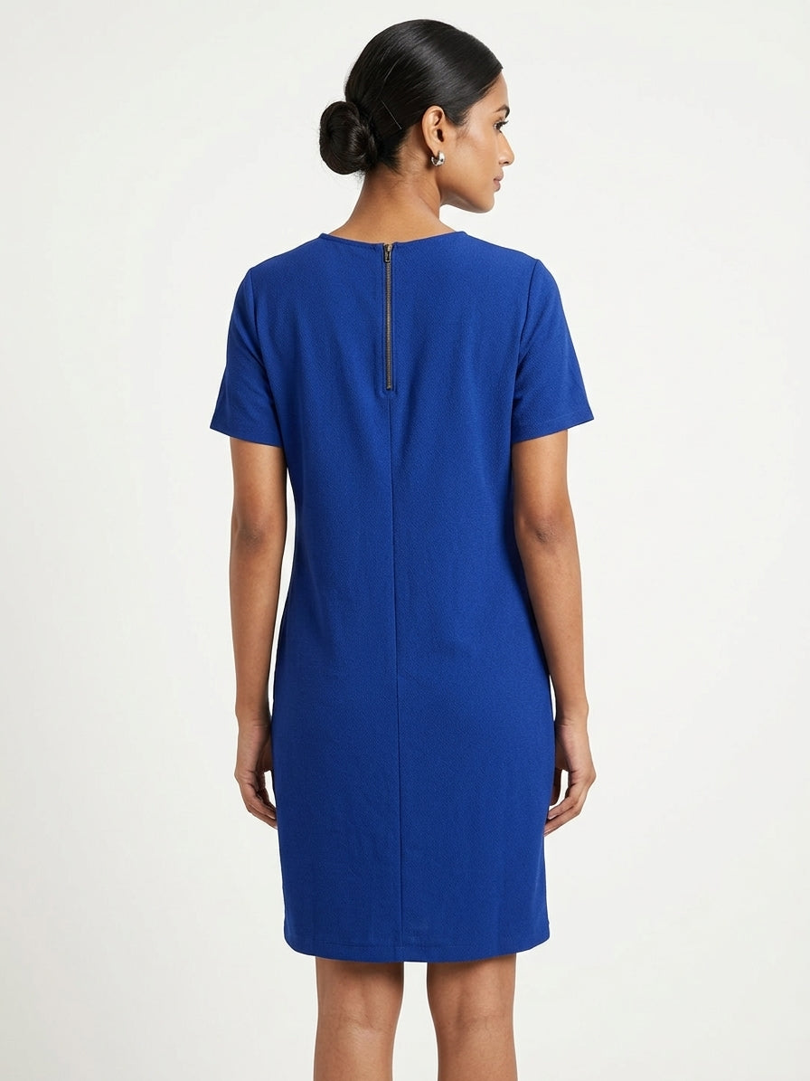 Chemistry Royal Blue Textured Top/Dress - Size L