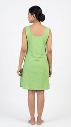 Kurti Casual Green Cotton