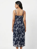 Dress Casual Navy Polyester