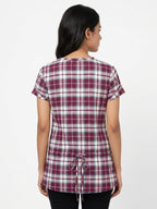 Lee Cooper Red Plaid Casual Button-Up Shirt - Size S