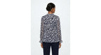 Mango Casual Leopard Print Ruffled Blouse