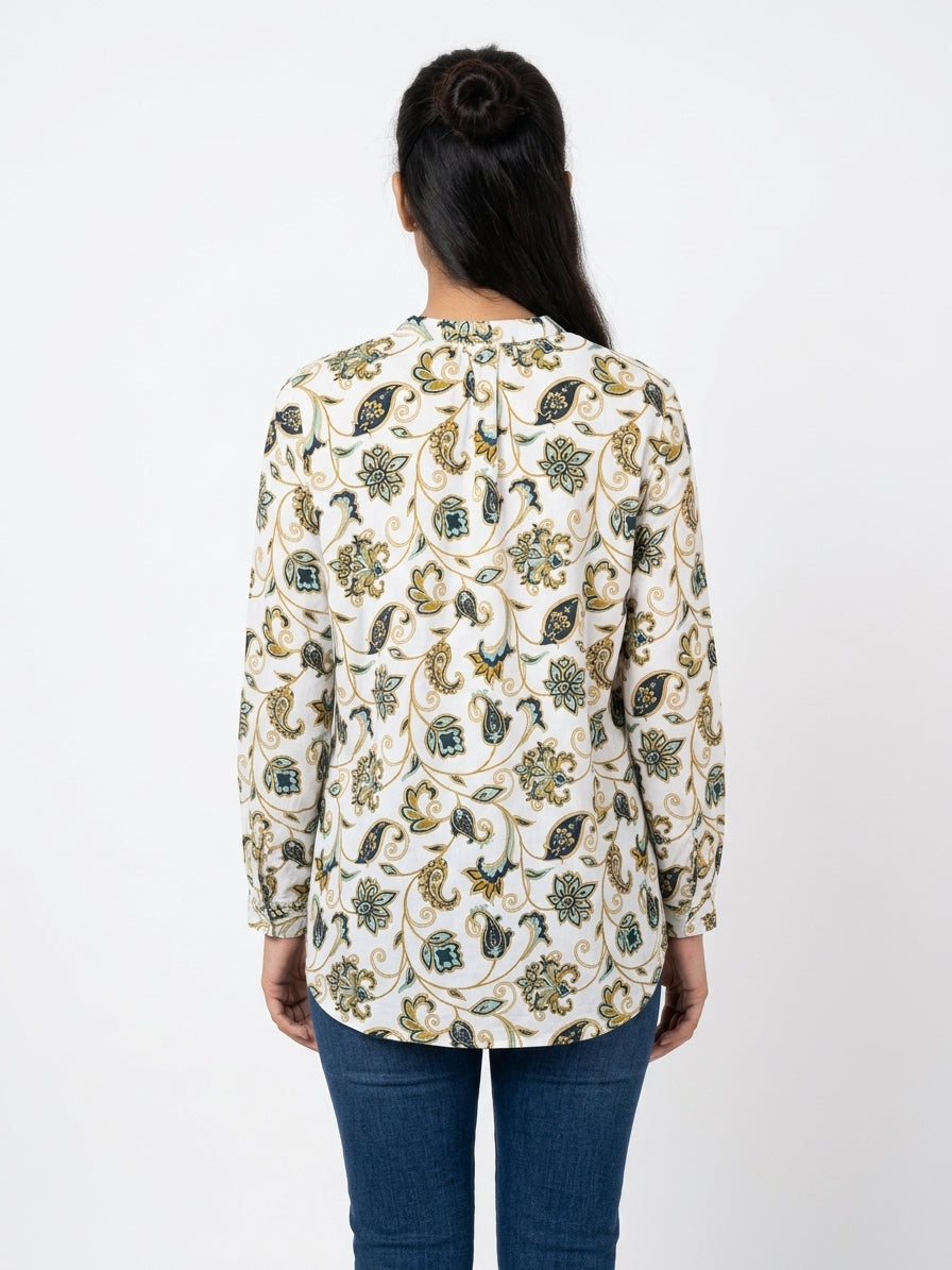 Cottonworld Top Casual White