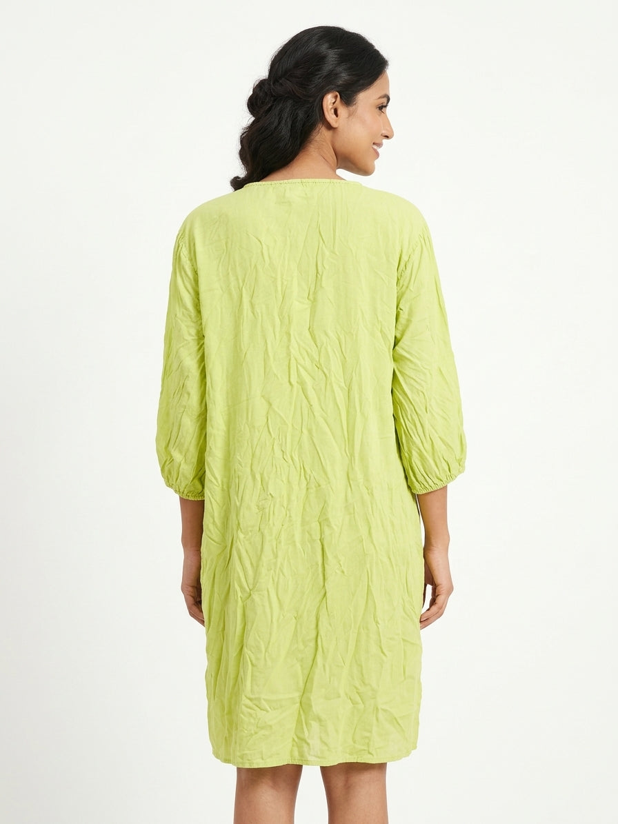 Anouk Kurti Casual Green Viscose