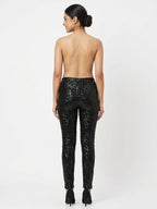 H&M Trousers Formal Black Polyester