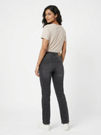 Women's Charcoal Regular Fit Denim Jeans