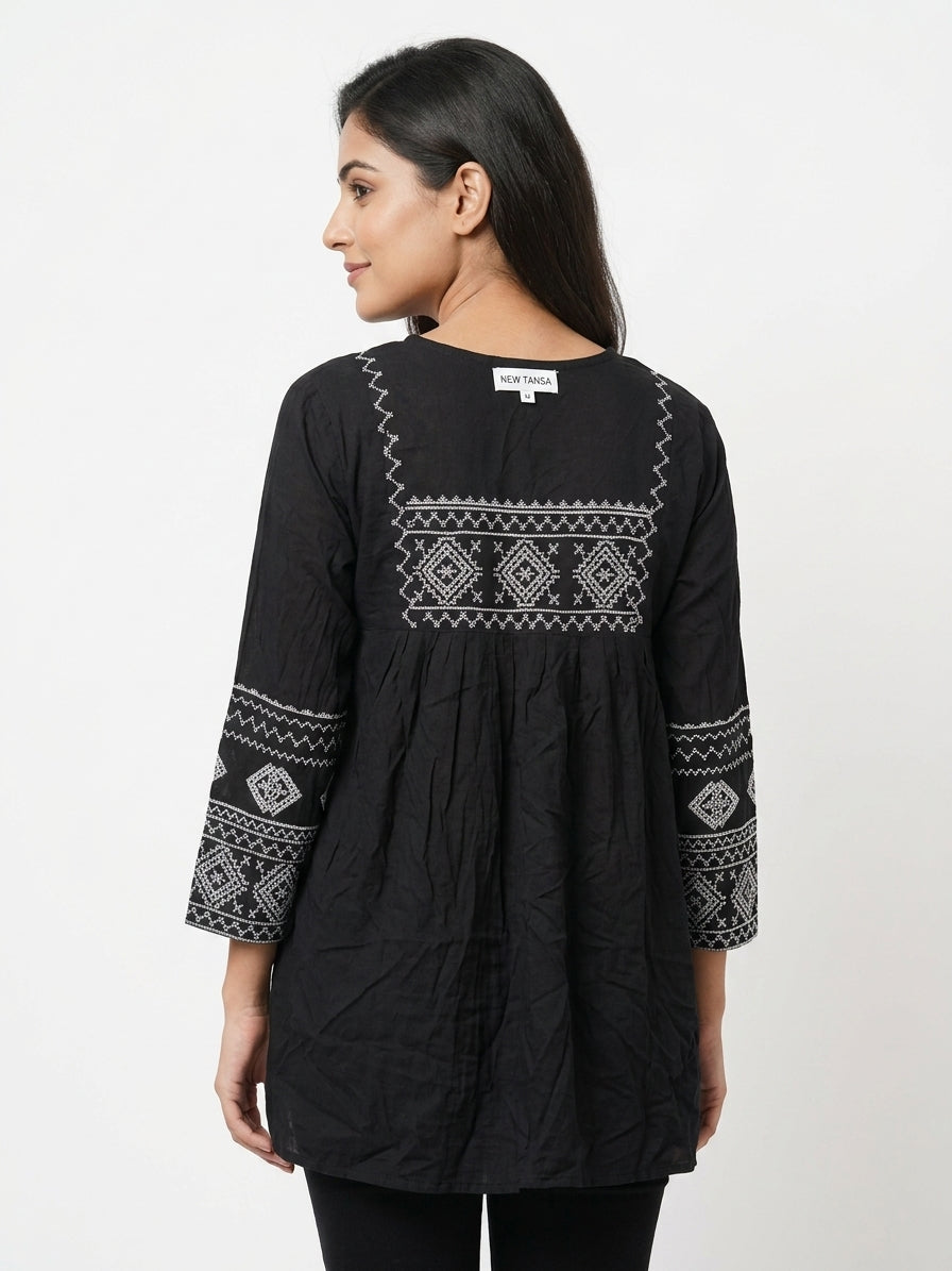 NEW TANSA Basic Dark Top - Size M