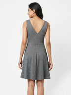 H&M Divided Dress Casual Grey Blended
