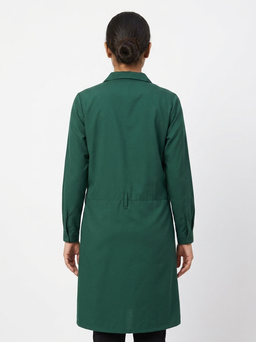 Tunic Casual Green Polyester
