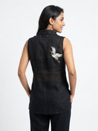 Vero Moda Top Casual Black Viscose