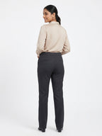 Charcoal Regular Fit Formal Trousers