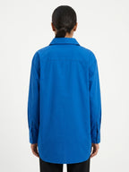 Blue Regular Fit Casual Long Sleeve Shirt