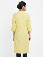 Aurelia Light Yellow Textured Top - XS