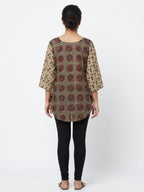 Multi-Color Ethnic Printed Regular Fit Kurti