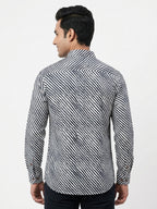 Cotton Strips Printed Black & White