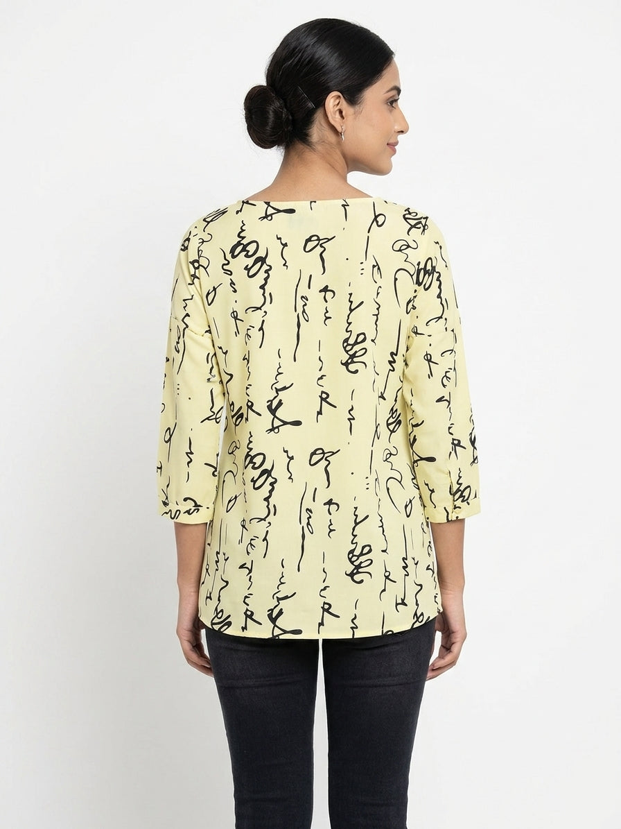 Lemon Printed Tunics & Tops