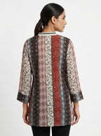 Multi-Color Ethnic Printed Tunic Top