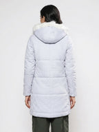 Micro Diamond Quilted Puffer Jacket