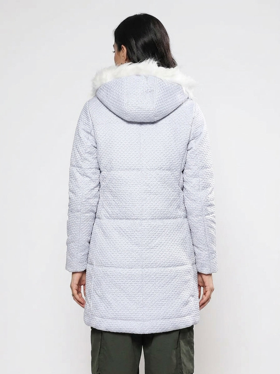 Micro Diamond Quilted Puffer Jacket