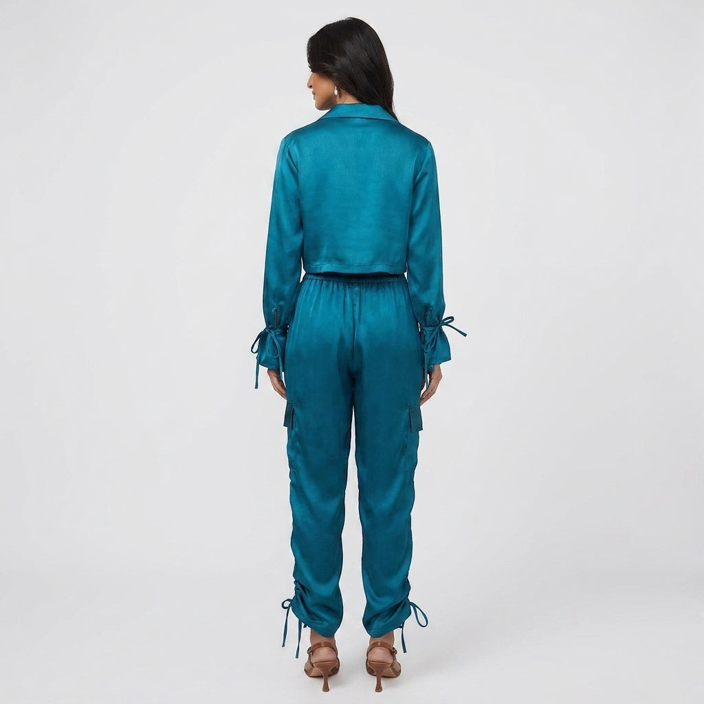 Drawstring Ruched Co-Ord Set