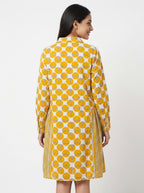 Women's Multi-Printed Relaxed Fit Tunic Dress
