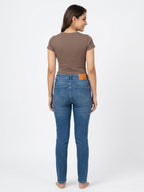 Women's Casual Blue Regular Fit Jeans