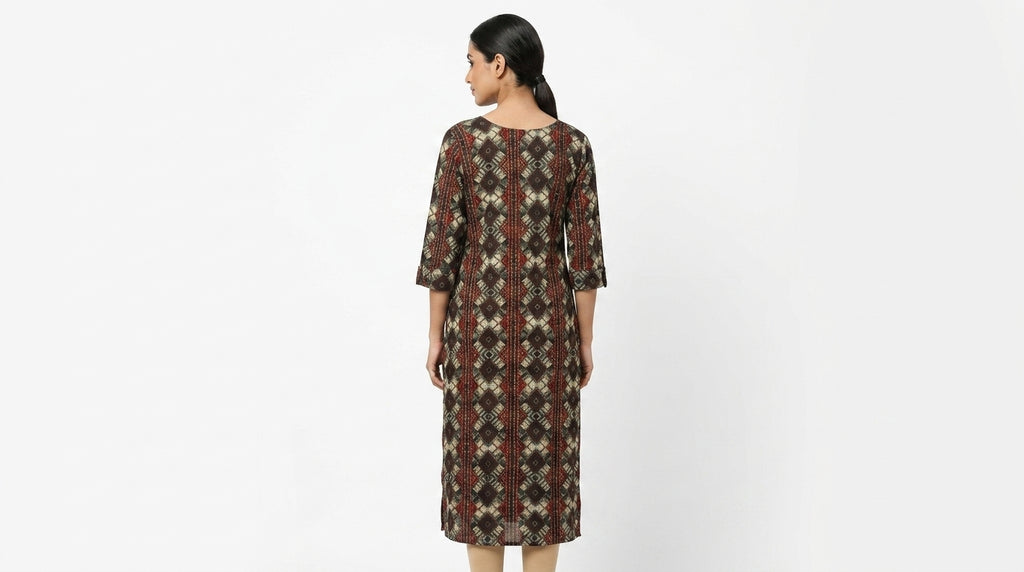 Multi-Color Ethnic Printed Kurti for Women