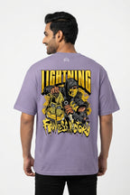 Lightning Lavender Oversized Tee