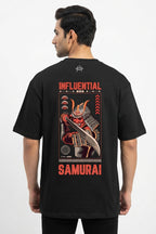 Influential Black Oversized Tee